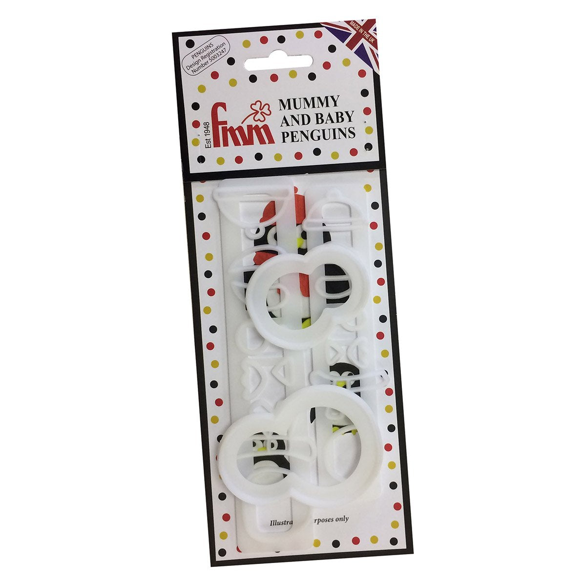 FMM Mummy and Baby Penguin Cutter