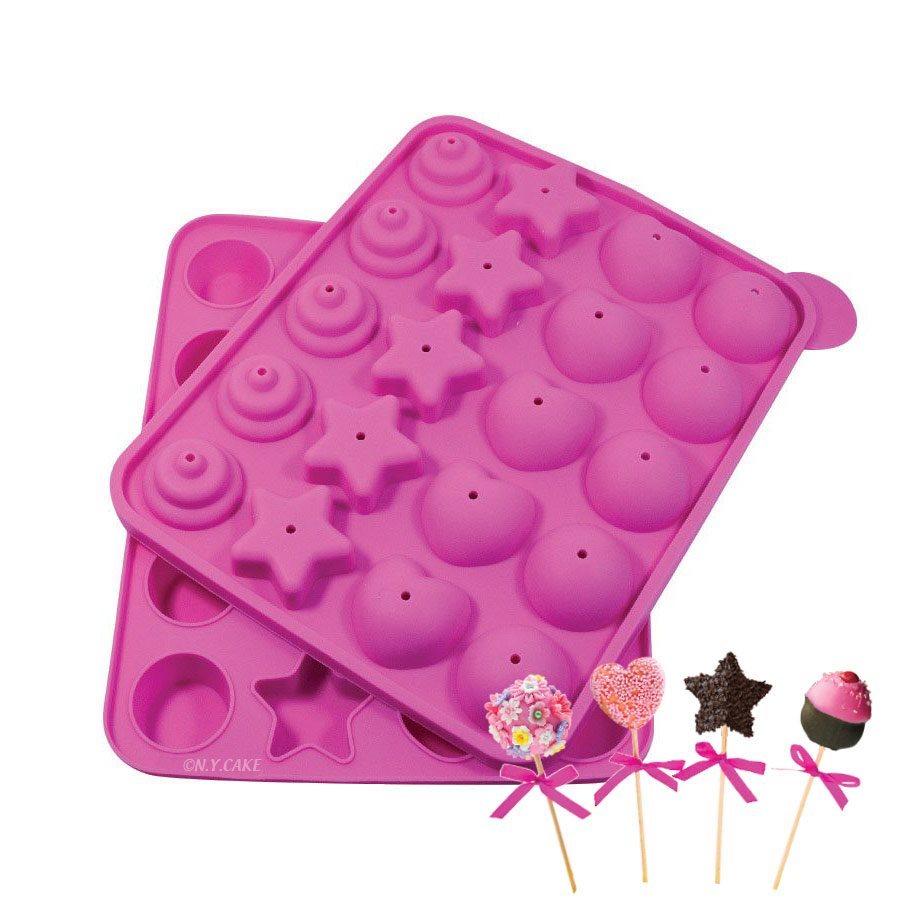 Assorted Cake Pop Mold NY Cake Silicone Baking Mold - Bake Supply Plus