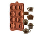 Tea Time Silicone Chocolate Mold NY Cake Silicone Chocolate Mold - Bake Supply Plus