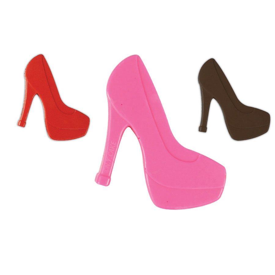 High Heel Shoe Silicone Chocolate Mold NY Cake Silicone Chocolate Mold - Bake Supply Plus