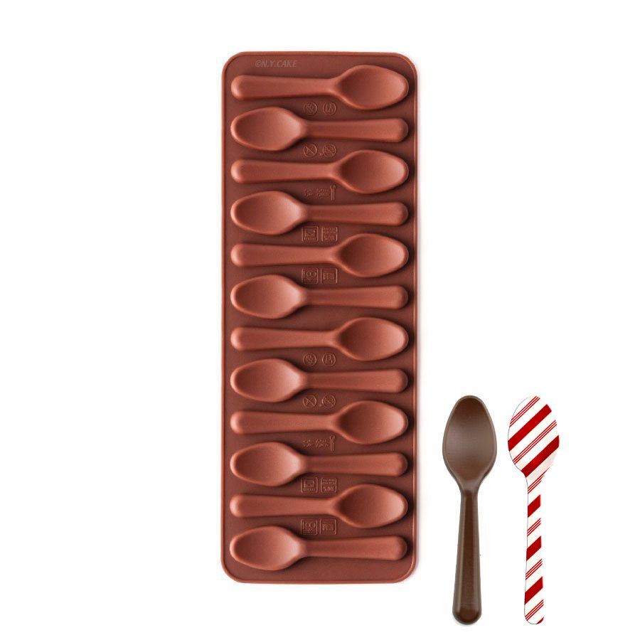 NY Cake Silicone Spoon Chocolate Mold 12 Cavity – Bake Supply Plus