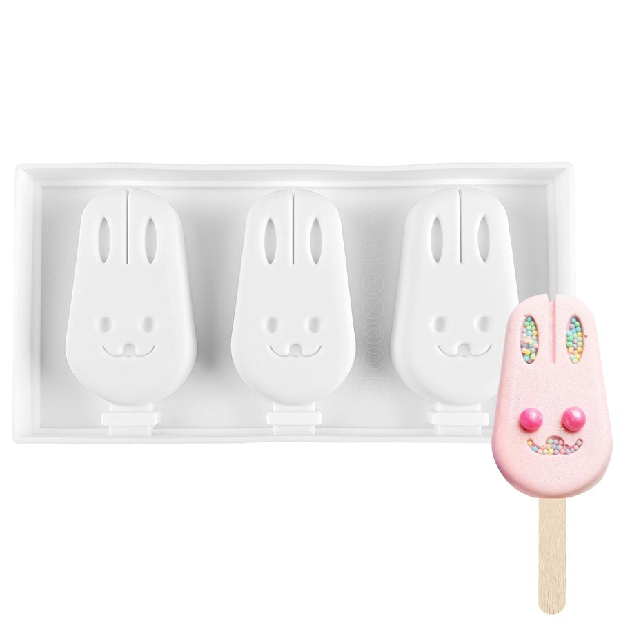 NY Silicone Cakesicles 'Bunny' 3 Cavity