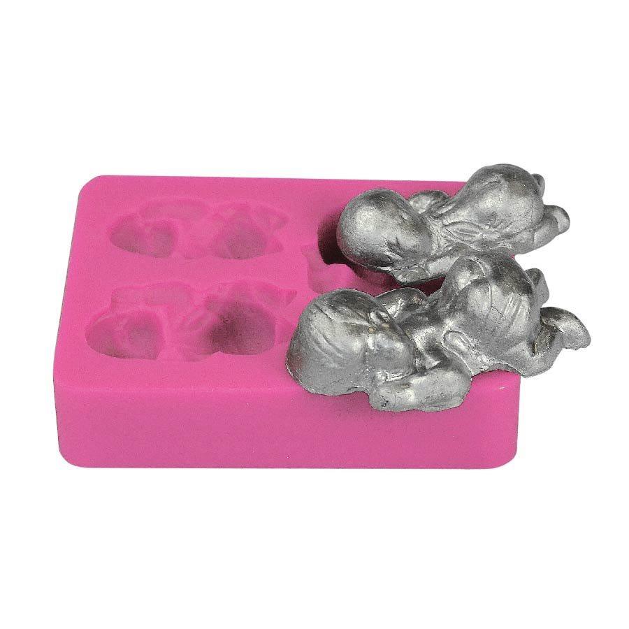Sleeping Baby Silicone Mold 3 cavities NY Cake Silicone Mold - Bake Supply Plus