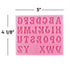 NY Cake Silicone Groovy Letter Alphabet Mold