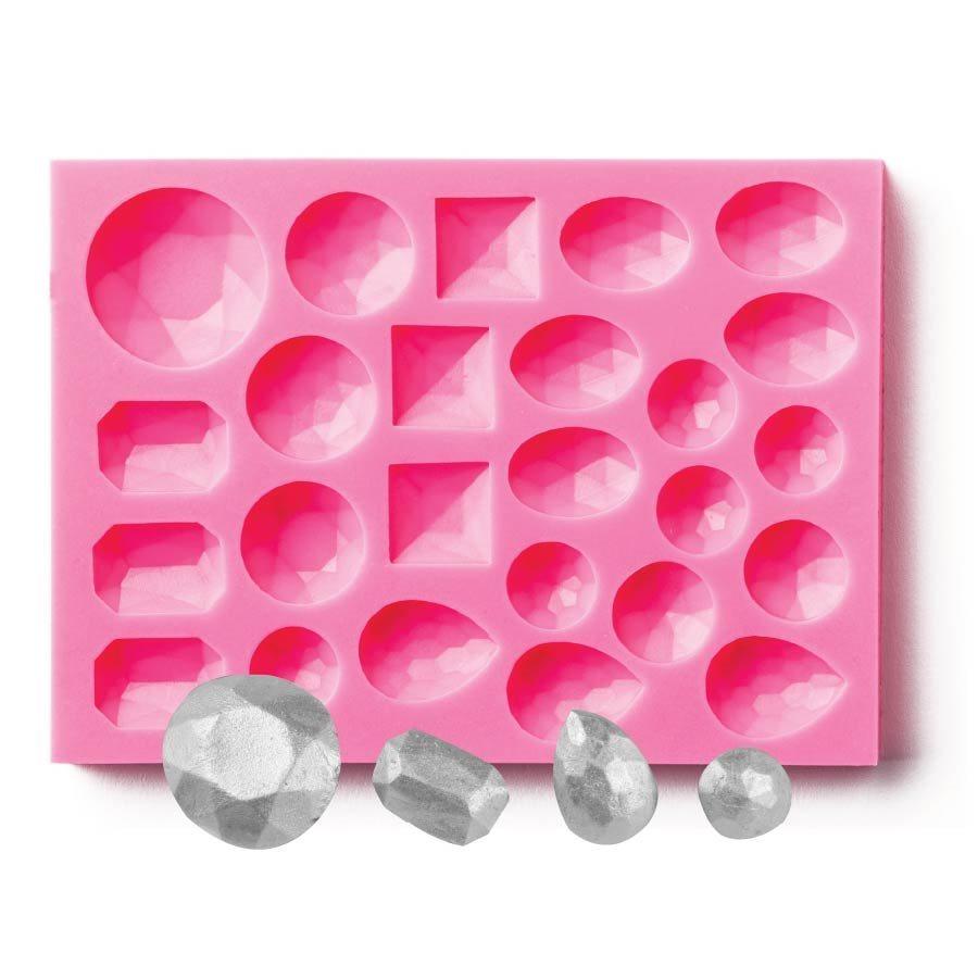 Gems Assorted Silicone Mold NY Cake Silicone Mold - Bake Supply Plus