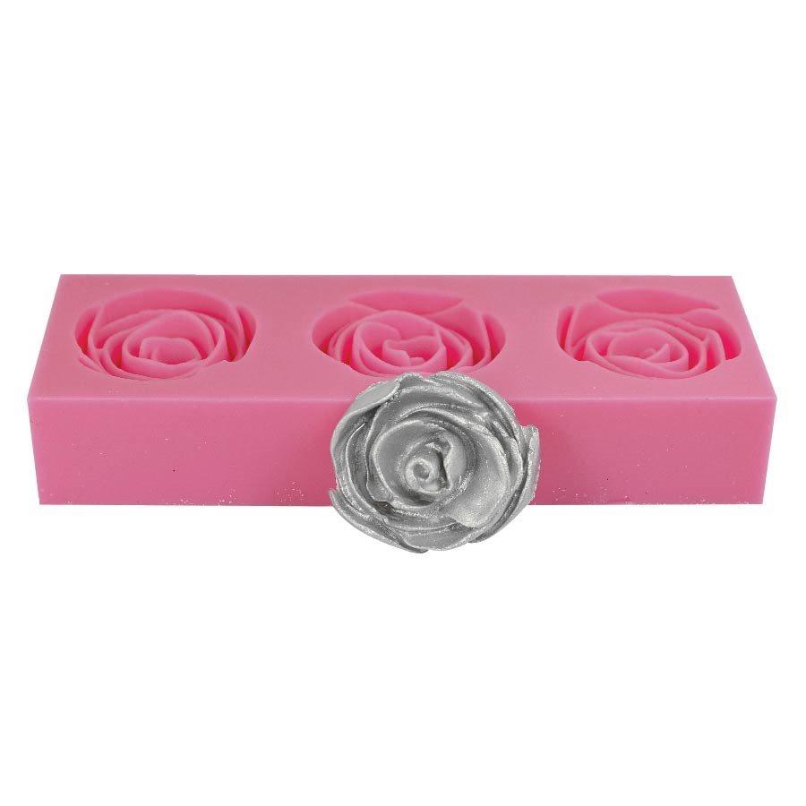 NY Cake Assorted Roses Silicone Mold
