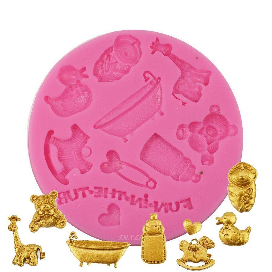 Baby Things Silicone Mold NY Cake Silicone Mold - Bake Supply Plus