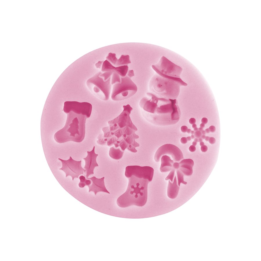 NY Cake Christmas Assort. Silicone Mold