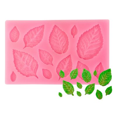 NY Cake Leaves Silicone Mold-12 Cavity