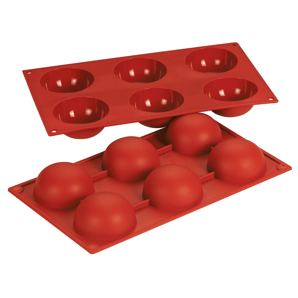 Fat Daddio's 2.7oz Hemisphere Silicone Baking Mold Fat Daddio's Silicone Mold - Bake Supply Plus