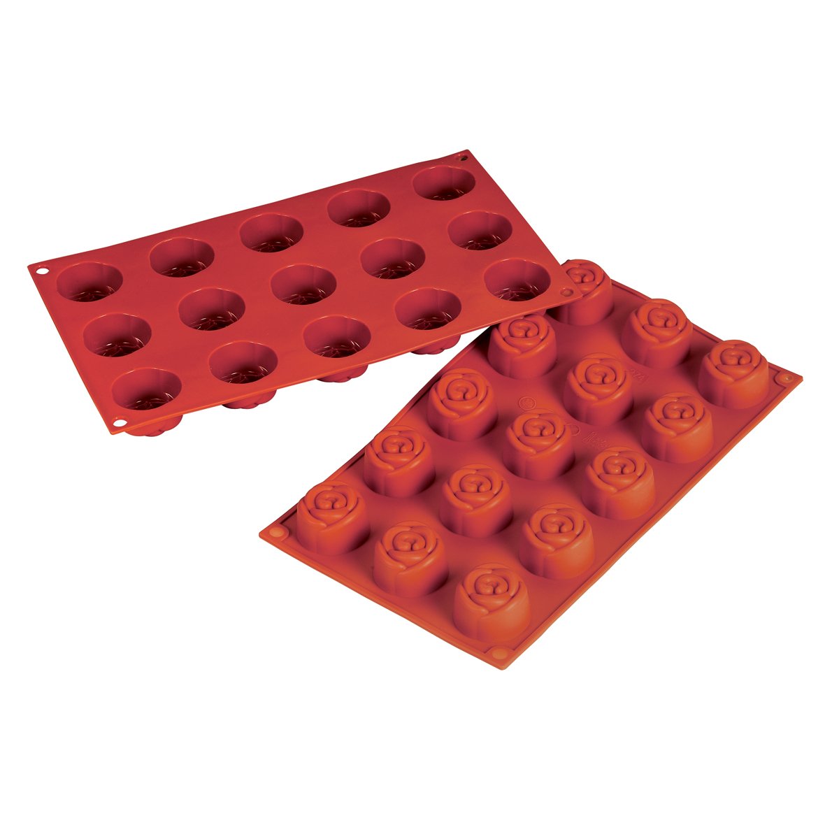 Fat Daddio's .78oz Rose Silicone Baking Mold Fat Daddio's Silicone Mold - Bake Supply Plus