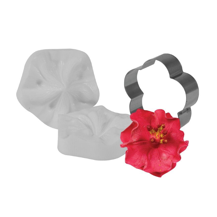 NY Cake Hibiscus Cutter & Veiner Set