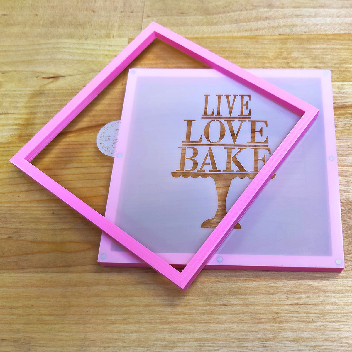 KM Stencil Holder Pink 5.5 – Bake Supply Plus