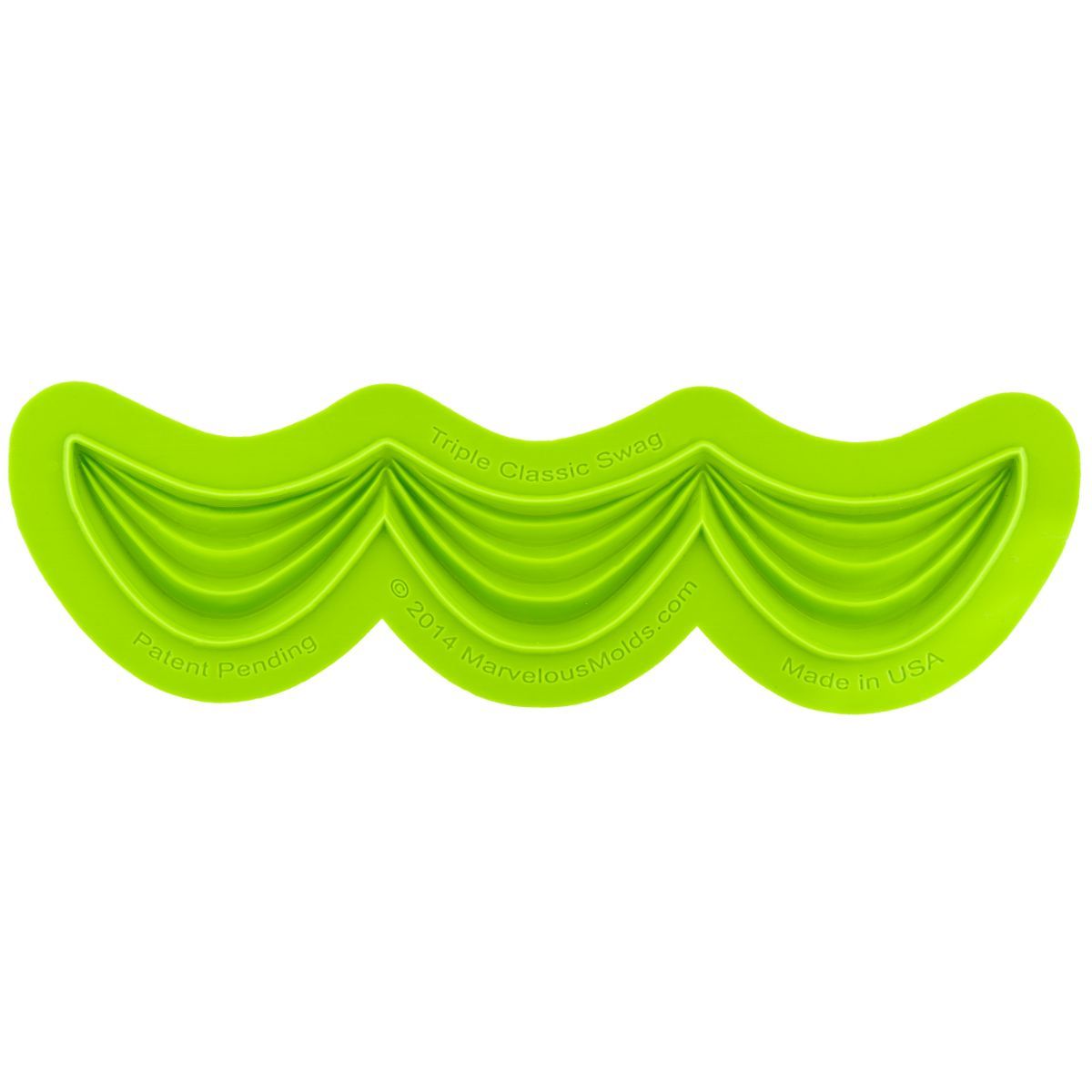 Triple Classic Swag Mold - Bake Supply Plus
