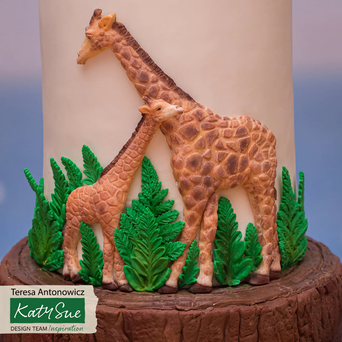 Giraffe Mother & Baby Mold Katy Sue