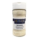 CK Nonpareils White 3.8 oz/16 oz CK Products Sprinkles - Bake Supply Plus