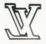 Set of 8 LV Designer Logo Floral Stencil Embosser Plastic Biscuit Plunger  Cookie Cutters