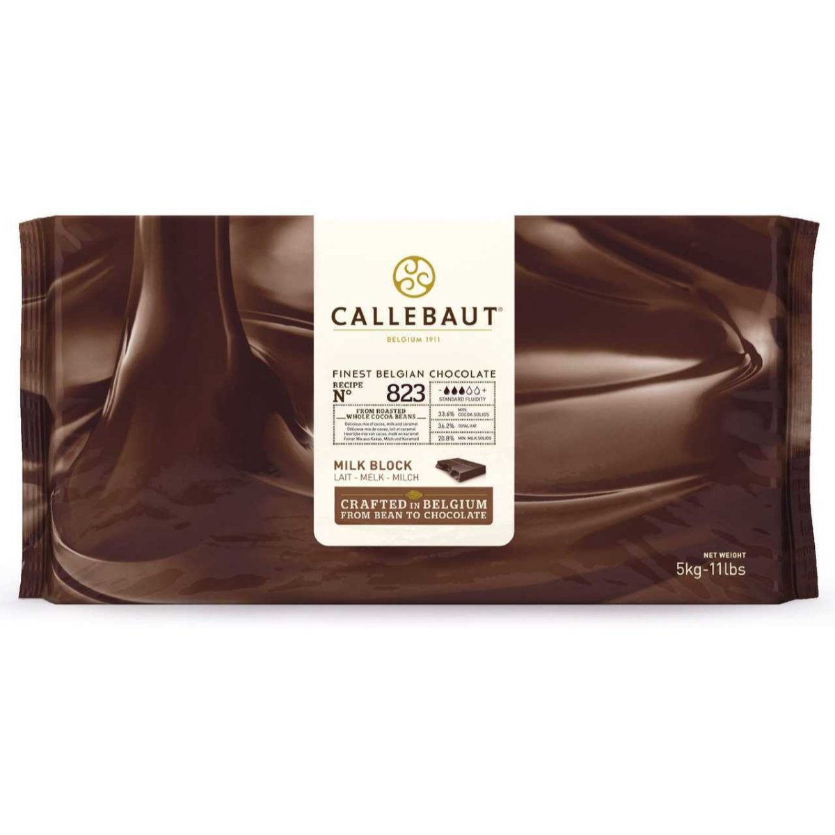 Callebaut Milk Chocolate N° 823 Blocks Callebaut Chocolate Block - Bake Supply Plus
