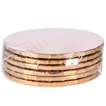 Gold Circle Cake Drums — All Sizes Whalen Packaging Cake Drum - Bake Supply Plus
