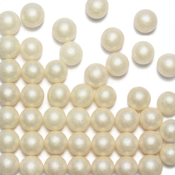 PME Large White Sugar Pearls