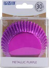 PME Foil Cupcake Metallic Purple 30ct