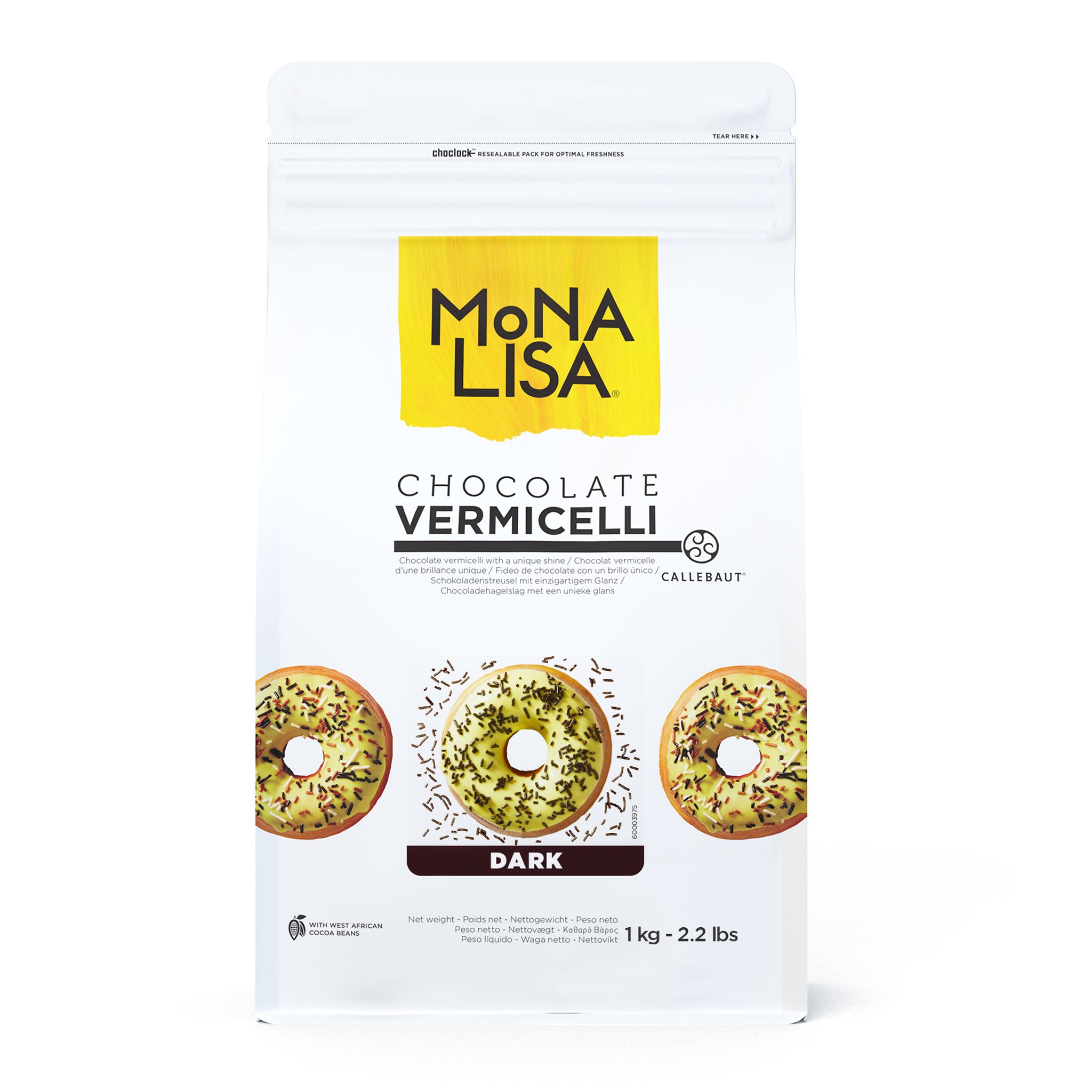 Callebaut Vermicelli Dark Fins - Brigadeiros Sprinkles