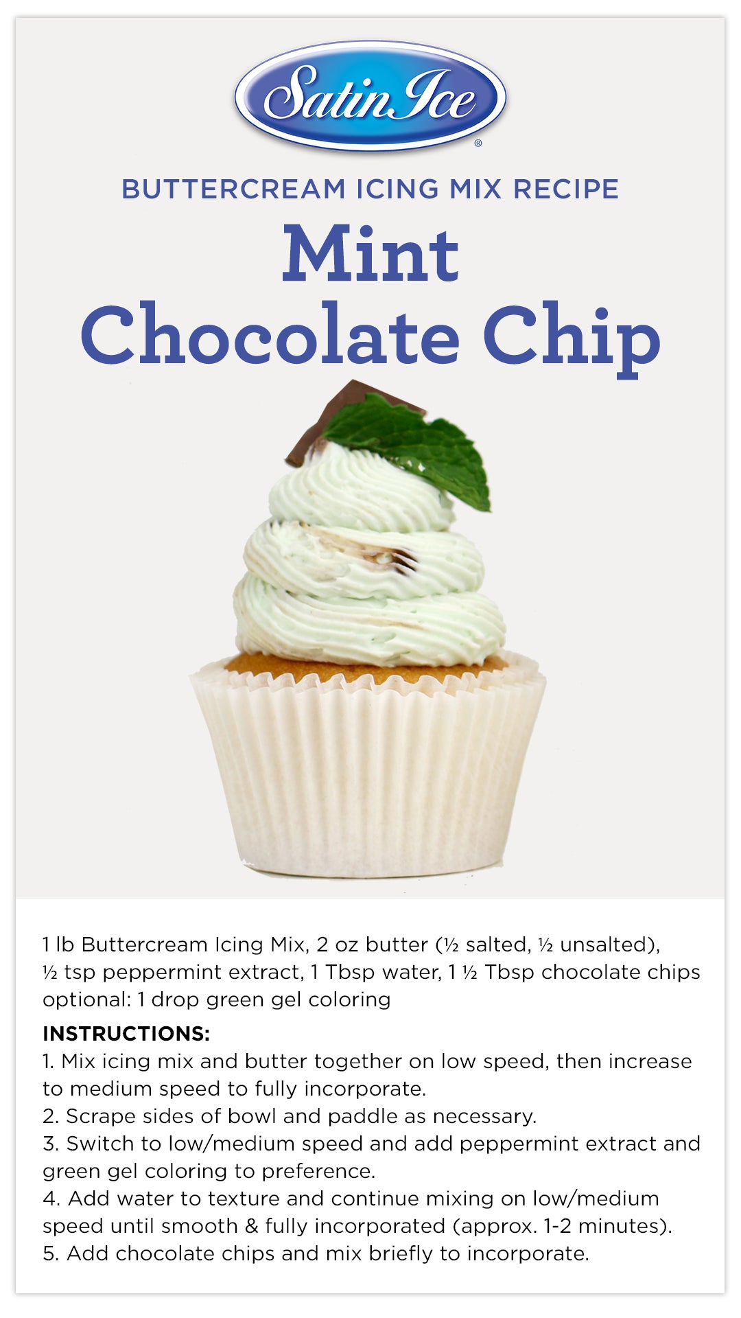 Satin Ice Buttercream Icing Mix 2lb/4lb
