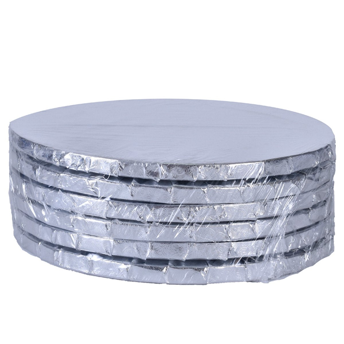 Silver Circle Cake Drums — All Sizes Whalen Packaging Cake Drum - Bake Supply Plus