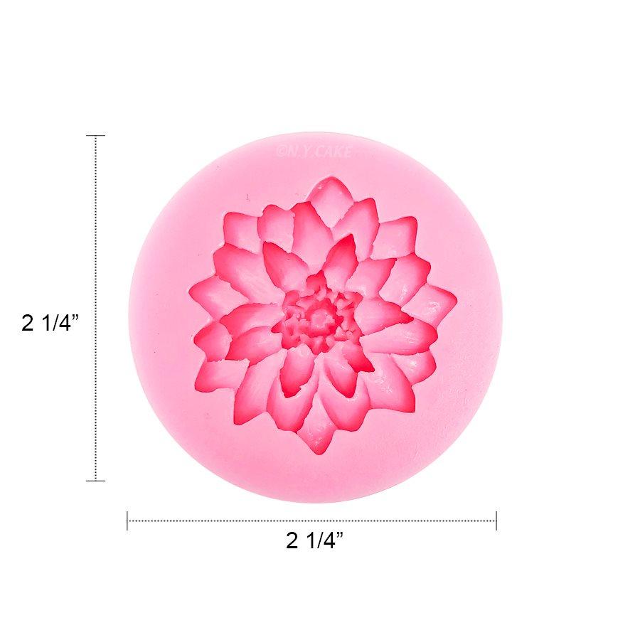 Carnation or Dahlia Silicone Mold NY Cake Silicone Mold - Bake Supply Plus