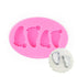 NY Cake Baby Feet Silicone Mold 4 Cavities