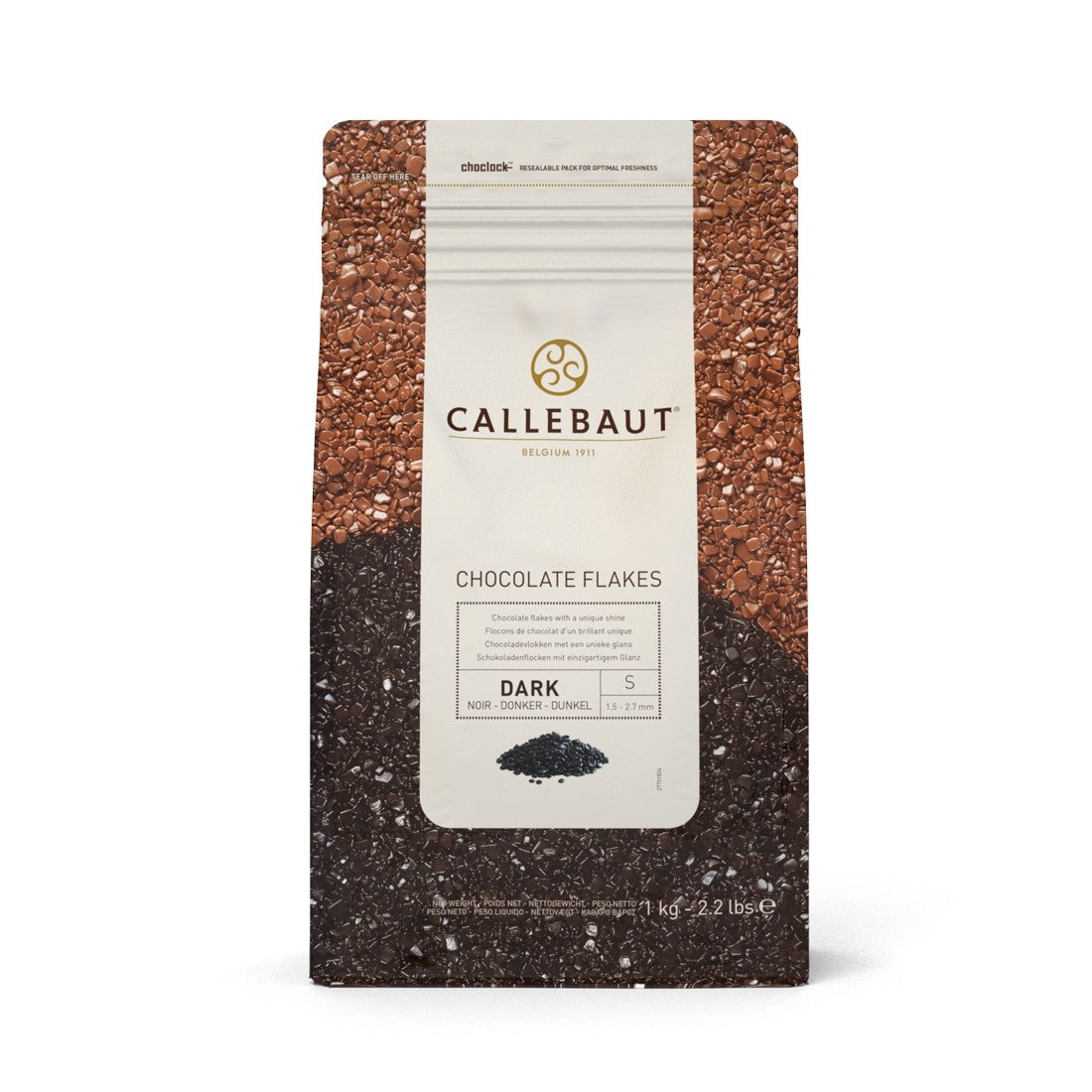 Callebaut Flakes 1kg Sweet Dark Chocolate Callebaut Chocolate Topping - Bake Supply Plus