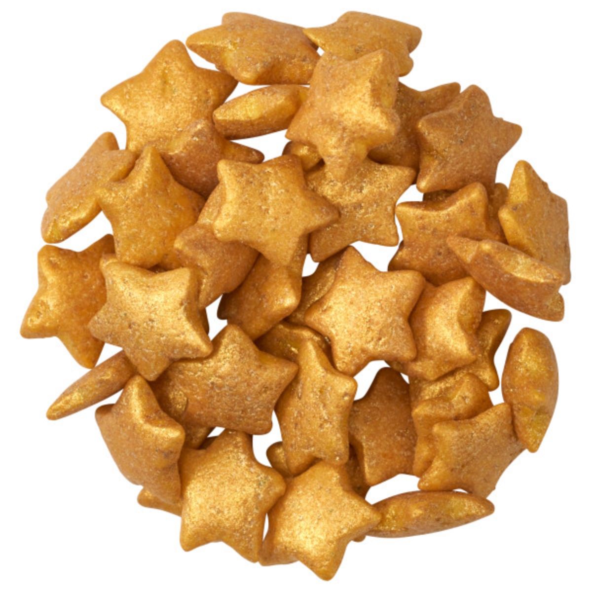 Decopac Gold Stars Quins Edible Cupcake Sprinkles Sugar Cake Decorations - 18.5 Ounce