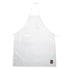 Full Length Bib Apron w/ Pocket White