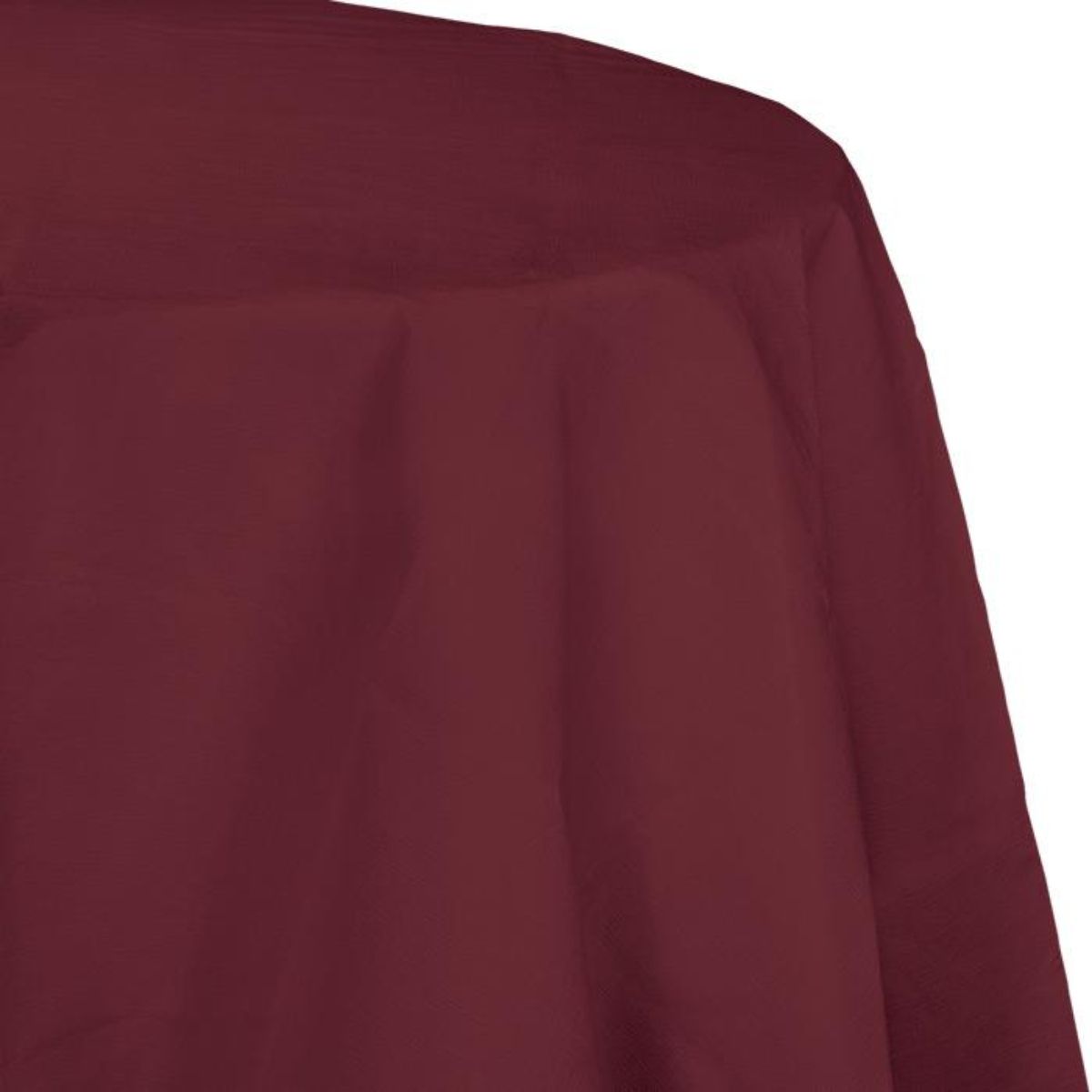 Creative Converting Round Plastic-Lined Tablecover