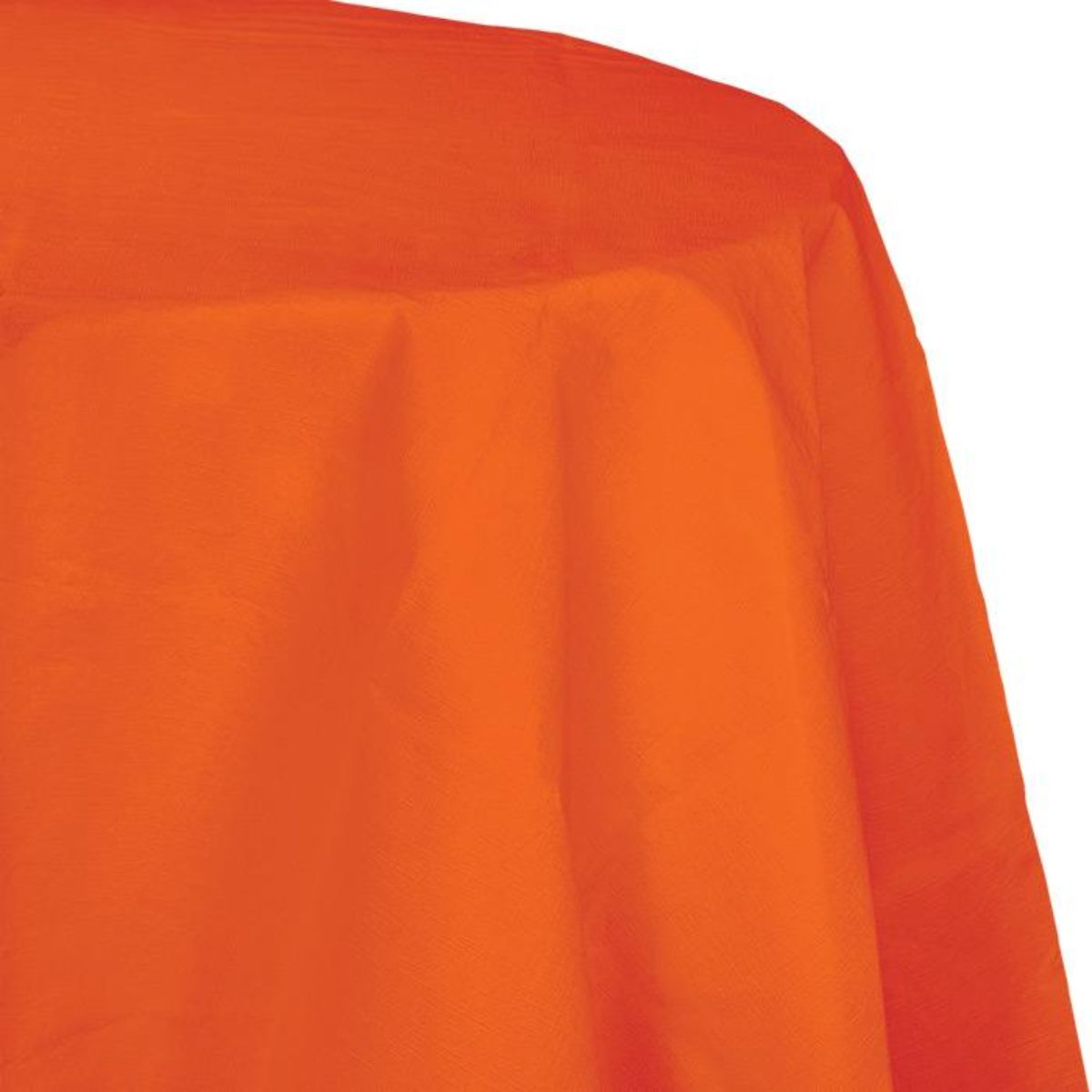 Creative Converting Round Plastic-Lined Tablecover