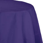 Creative Converting Round Plastic-Lined Tablecover