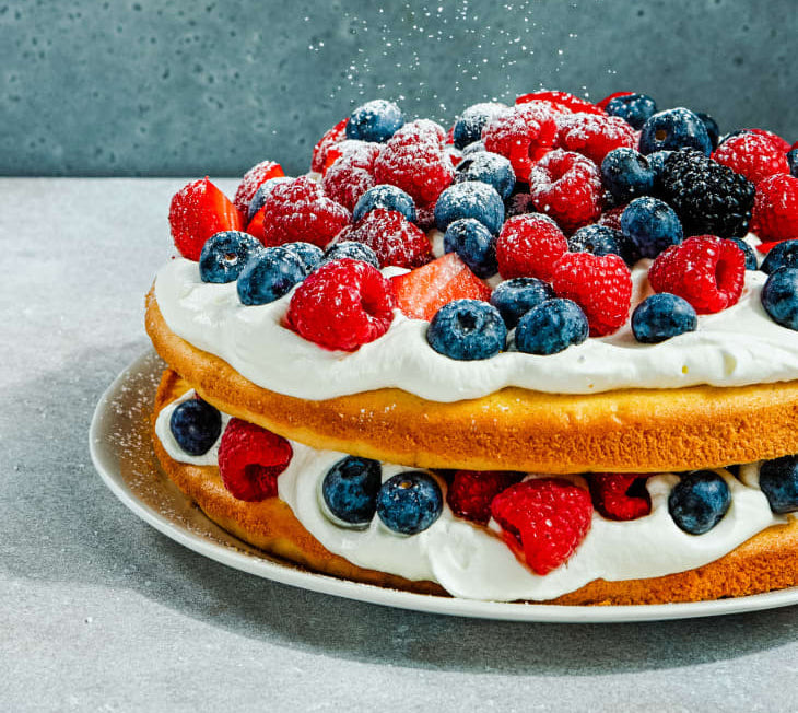 Berry Cloud Sponge Cake