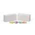 27W - 5 1/2 x 2 3/4 x 1 3/4 White Candy & Fudge Boxes- 1/2 lb.