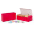 28R - 7 x 3 3/8 x 2 Red Candy & Fudge Boxes- 1 lb.