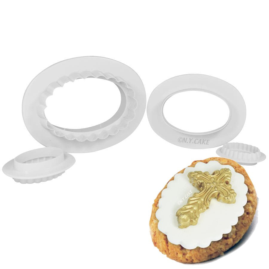 NY Cake Oval Double Sided Cutter