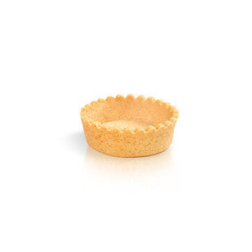 Round Scalloped Tart 2.75" with Container & Lid