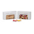 Box #21 - 6 x 3 1/4 x 1 1/8 White Candy & Fudge Boxes with Window 1/2 lb.