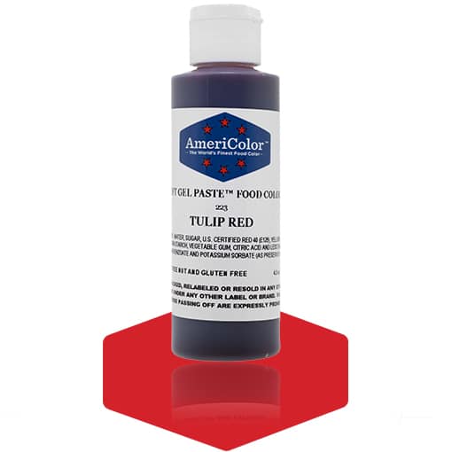 4.5oz Tulip Red Soft Gel Paste