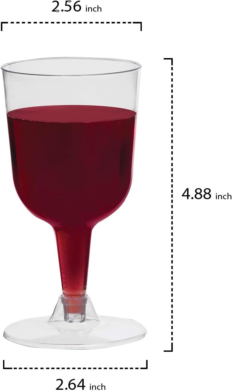 5.5oz Wine 2pc Glass 40ct Party Essentials