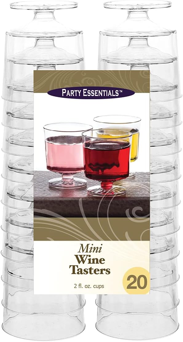 2oz Mini Wine Tasters 20ct Party Essentials