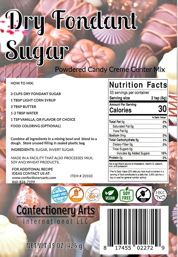 Dry Fondant Sugar 15oz