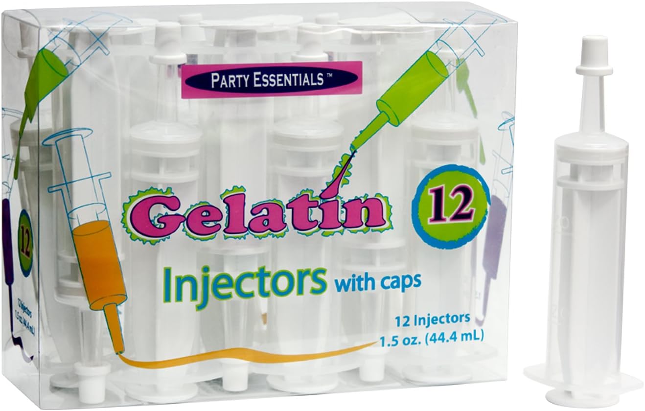 1.5oz Gel Injectors 12ct Party Essentials