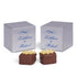 15S - 2 x 2 x 2 Silver Foil Truffle Favor Boxes- Large