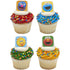 Sesame Street Blocks Cupcake Rings