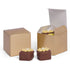 15G - 2 x 2 x 2 Gold Foil Truffle Favor Boxes- Large